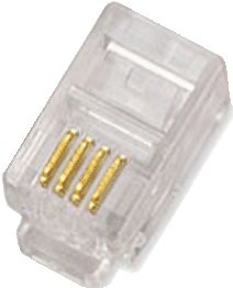 Datacom 10-pack, RJ10, CAT3, UTP, 4p4c, nem árnyékolt, halmozott