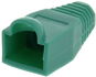 Connector Cover 10-pack, plastic, green, Datacom, RJ45 - Krytka konektoru