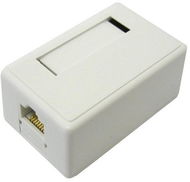 Datacom CAT5E UTP 1x RJ45 surface-mounted - Socket