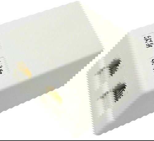 Datacom, CAT5E, UTP, 2x RJ45, na omietku - Zásuvka - Hlavný obrázok