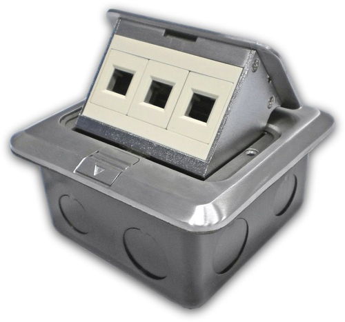 Datacom CAT5E UTP 3x RJ45/RJ11 - Zásuvka - Hlavní obrázek