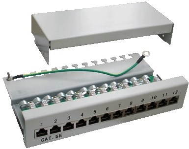 Datacom Cat5E 12-Port - Patch Panel - Main image