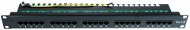 Datacom, ISDN Integrated, 25 ports RJ45 STP Cat. 3, 1U, black - Patch Panel