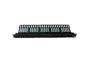 Patch Panel Datacom, ISDN Integrated, 50 ports RJ45 STP Cat. 3, 1U, black - Patch panel