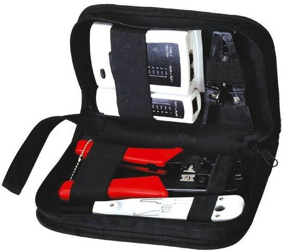 DATACOM NETWORK KIT 5 - tok teszterrel és szerszámokkal