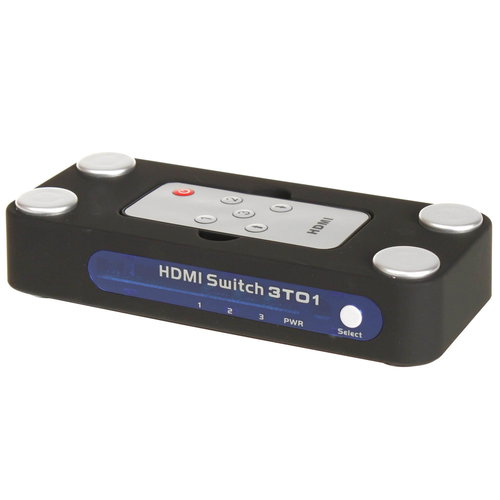 Externí HDMI Switch, 3x port HDMI 1.3 černý - - - Main image