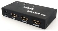 PremiumCord Externer HDMI Splitter, 2x HDMI 1.4 Port schwarz - Hub