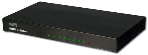 External HDMI Splitter, 8 Port HDMI 1.3 Black - Adapter - Main image