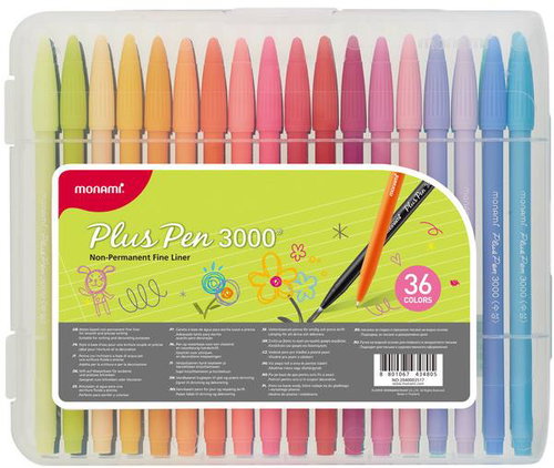 MONAMI Plus Pen 3000 36 db - Tűfilc készlet - Fő fotó