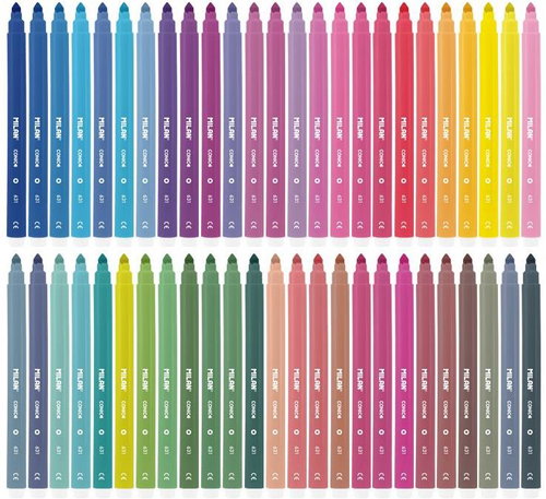 MILAN 06CT50 Conic Tip Fibrepen - 50 db szett - Filctoll készlet - Fő fotó