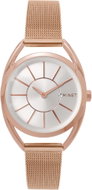 MINET Růžové dámské hodinky Icon Rose Gold Mesh - Watch