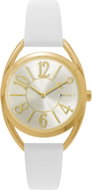 MINET Bílo-zlaté dámské hodinky s čísly Icon White Charm - Watch