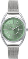 MINET Stříbrné dámské hodinky Icon Green Mesh - Watch