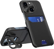 MG Leather Stand pro Samsung Galaxy S23 Ultra, černý - Phone Cover