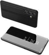 MG Clear View knižkové puzdro na Samsung Galaxy A54 5G, čierne - Puzdro na mobil