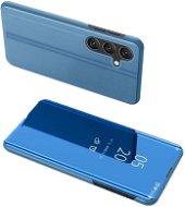 MG Clear View knižkové puzdro na Samsung Galaxy A54 5G, modré - Puzdro na mobil