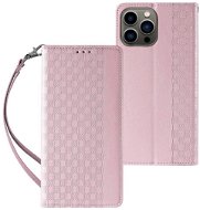 MG Magnet Strap knižkové puzdro na Samsung Galaxy A34 5G, ružové - Puzdro na mobil