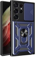 MG Hybrid Armor Camshield na Samsung Galaxy S23 Ultra, modrý - Kryt na mobil