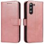 MG Magnet knížkové pouzdro pro Samsung Galaxy S23 Ultra, růžové - Phone Case