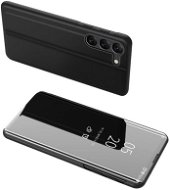 MG Clear View knižkové puzdro na Samsung Galaxy S23, čierne - Puzdro na mobil