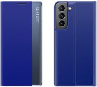 MG Sleep Case knižkové puzdro na Samsung Galaxy S23, modré, HUR270134 - Puzdro na mobil
