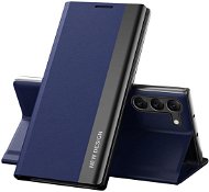MG Sleep Case Pro knížkové pouzdro pro Samsung Galaxy S23 Ultra, modré - Phone Case