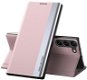 MG Sleep Case Pro knížkové pouzdro pro Samsung Galaxy S23 Ultra, růžové - Phone Case