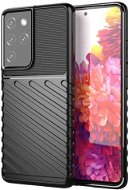MG Thunder silikónový na Samsung Galaxy S23 Ultra, čierny - Kryt na mobil