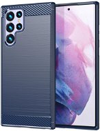 MG Carbon silikonový pro Samsung Galaxy S23 Ultra, modrý - Phone Cover