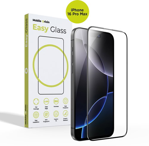 Mobile Origin EasyGlass iPhone 16 Pro Max - Glass Screen Protector - Main image