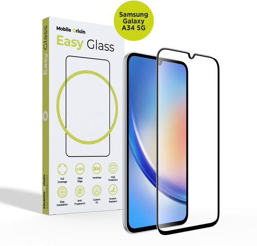 Mobile Origin EasyGlass Samsung Galaxy A34 5G - Schutzglas - Hauptbild