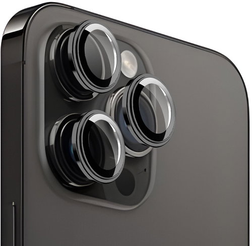 Mobile Origin Easy Lens Guards Schwarz iPhone 13 Pro / 13 Pro Max - Objektiv-Schutzglas - Hauptbild