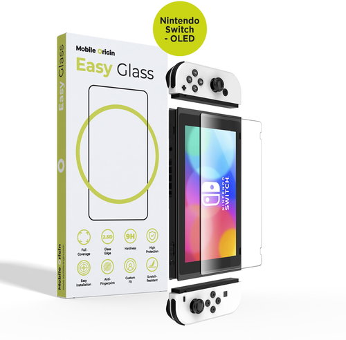 Mobile Origin EasyGlass Nintendo Switch OLED - Glass Screen Protector - Main image