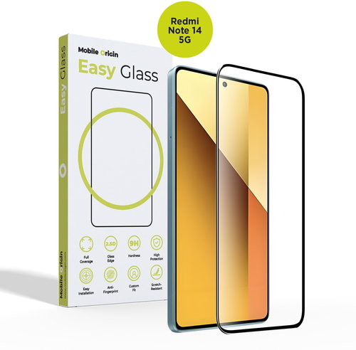 Mobile Origin EasyGlass Redmi Note 14 5G - Glass Screen Protector - Main image