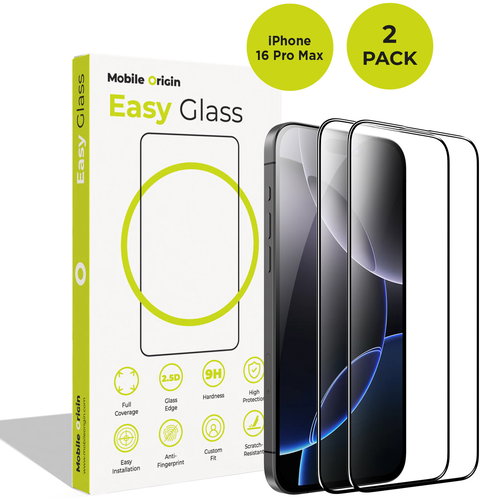 Mobile Origin EasyGlass iPhone 16 Pro Max 2 pack - Schutzglas - Hauptbild