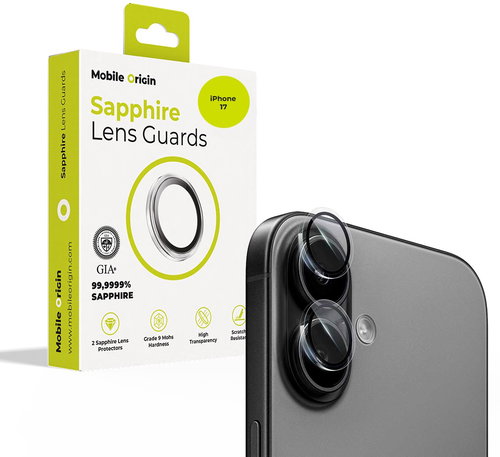 Mobile Origin Sapphire Lens Guards Clear iPhone 17 - Objektiv-Schutzglas - Hauptbild
