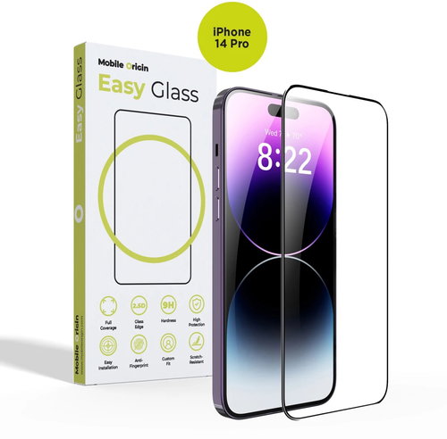 Mobile Origin EasyGlass Schutzglas mit Applikator iPhone 14 Pro, 2 Stück - Schutzglas - Hauptbild