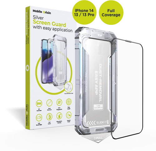 Mobile Origin Screen Guard iPhone 17e/16e/14/13/13 Pro Pro mit Applikator - Schutzglas - Hauptbild