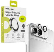 Mobile Origin Sapphire Lens Guards iPhone Duo Silver - Camera Glass