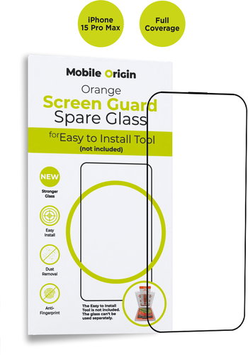 Mobile Origin Orange Screen Guard Spare Glass iPhone 15 Pro Max - Schutzglas - Hauptbild