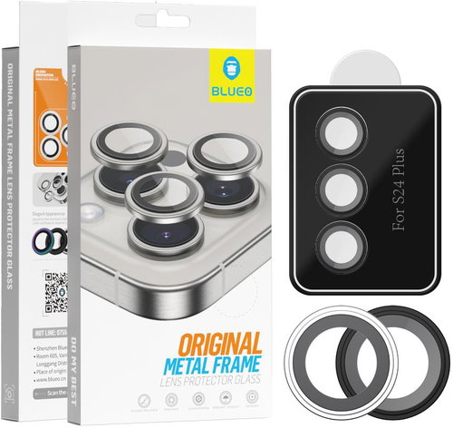 Blueo Camera Lens Protector Black Samsung Galaxy S24+ - Glass Screen Protector - Main image