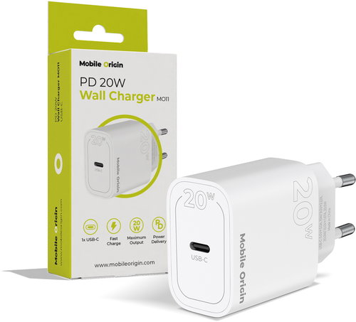 Mobile Origin PD20W Wall Charger MO11 1 USB-C - Töltő adapter - Fő fotó