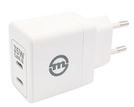 Mobile Origin 35W GaN III Super Charger Dual 2x USB-C White - Töltő adapter