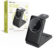 Mobile Origin 3in1 Foldable Qi2 Charger PW8 Black - Kabelloses Ladegerät