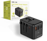 Mobile Origin GaN 35W Travel Adapter PW4 EU/UK/US/AUS 3x USB-C + 2x USB-A - Cestovní adaptér