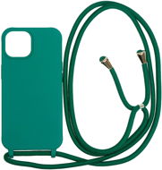 Mobile Origin Lanyard Case Dark Green iPhone 15 - Kryt na mobil