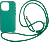 Mobile Origin Lanyard Case Dark Green iPhone 15 Pro - Handyhülle