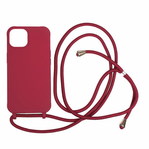 Mobile Origin Lanyard Case Cherry iPhone 14 - Phone Cover - Main image