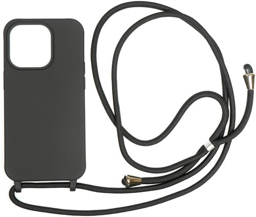 Mobile Origin Lanyard Case Black iPhone 14 Pro - Phone Cover - Main image