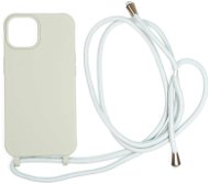 Mobile Origin Lanyard Case Light Grey iPhone 14 - Phone Cover